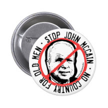 Anti-McCain cirkla Knapp Med Nål