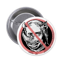Anti-McCain cirkla Rino Knappar Med Nål