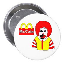 Anti McCain knäppas Knappar Med Nål