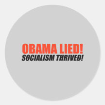 Anti-Obama bildekal - blomstrad Socialism Klistermärken