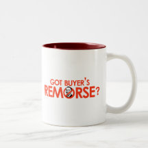 Anti-Obama bildekal - harköpareremorse Kaffe Mugg