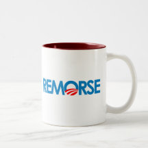 Anti-Obama bildekal - Remorse Kaffe Koppar