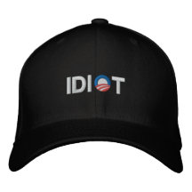 ANTI-OBAMA - IDIOT BRODERAD BASEBALL KEPS