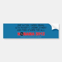 Anti Obama klistermärke Bildekal