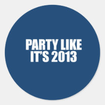 ANTI-OBAMA-, partynågot liknande är den 2013 Klistermärken