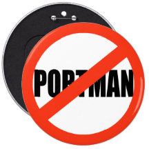 ANTI-PORTMAN KNAPP MED NÅL