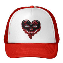 Anti-Valentin dag: Doomed hjärta Trucker Keps