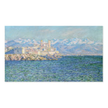 Antibes eftermiddag verkställer - Claude Monet Visitkort Mall