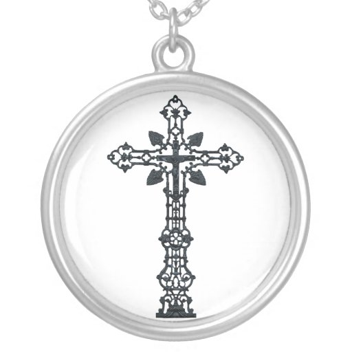 Antik gotisk kyrkogårdkor halsband