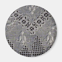 Antik Lefkara broderi Magneter