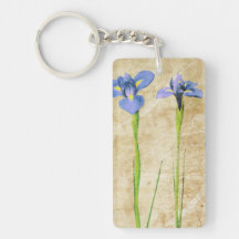 Antika Irises - vintageIrisbakgrund skräddarsy Keds Skor