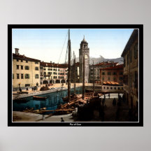 Antikt foto Riva Del Garda Posters