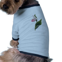 Antikt Orchidtryck Djur Tee Shirt