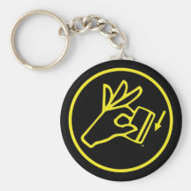 AntiProduct logotyp Keychain Nyckel Ring