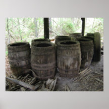 antique wooden turpentine barrels posters