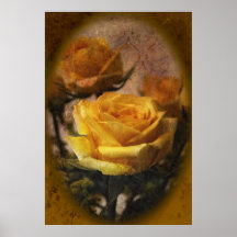 Antiqued vänskap steg print
