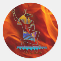 ANUBIS & flammar den egyptiska uppsättningen för g