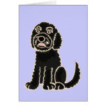 AO förtjusande Labradoodle Notecard eller hälsning