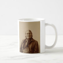Apache indisk ledare Geronimo av Adolph F. Muhr Mugg