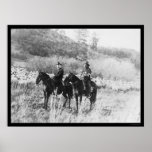 Apache med den indiska kommissionären 1918 affisch