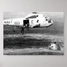 Apollo 15 Splashdown & återställning Posters