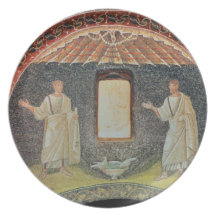 Apostlar 5th århundrade (mosaiken) tallrik