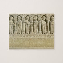 Apostlar under gallerier, sniden lättnad, c.1150 ( pussel