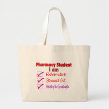 Apotekstudenten "stressade, evakuerade" gåvor tote bags