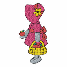 Apple flicka broderad skjorta