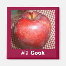 Apple för kock #1 magnet magneter