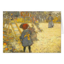 "Apple Harvest Hälsningskort