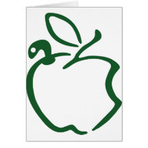 Apple-mask Hälsningskort