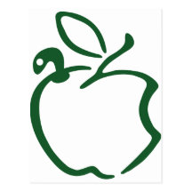 Apple-mask Vykort