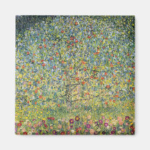 Apple träd av Gustav Klimt Magneter