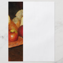 Äpplen och bröd flygblad designs