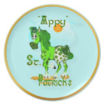 "Appy" St Patrick tallrikar