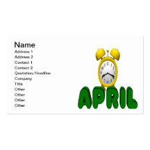 April nedräkning visitkort mallar
