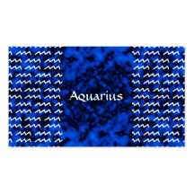 Aquariusmönster Visit Kort