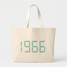 År av födelse - 1966 - födelsedag tygkasse