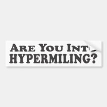 Är du in i Hypermiling? - Bildekal