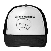 Är du som lurar mig ursinneansikte Meme Baseball Hat