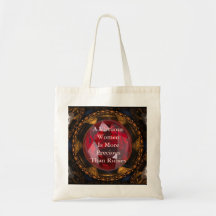 Är dygdiga kvinnor mer dyrbar… tote bags