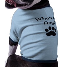 Är vem hunden? tröja för hundar