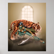 Arabisk riddare print