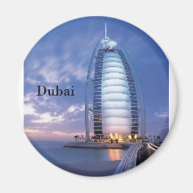 Arabiskt hotell för Dubai Burj Al (vid St.K) Kylskåps Magneter