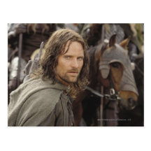 Aragorn med hästen vykort
