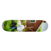 Arbete på lantgården skate deck