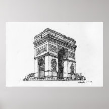 Arc de Triomphe Affischer