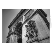 Arc de Triomphe b/w Kort