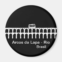 Archs av Lapa - Rio de Janeiro Magneter För Kylskåp